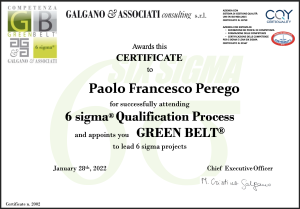 Certificazione Six Sigma Green Belt